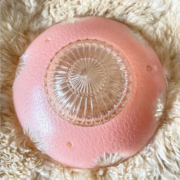 Charming Pink Bedroom Glass Ceiling Light Shade Art Deco Ceiling Light Shade - Picture 9 of 14